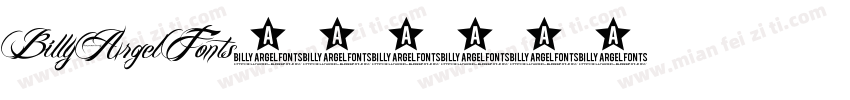 Billy Argel Fonts字体转换